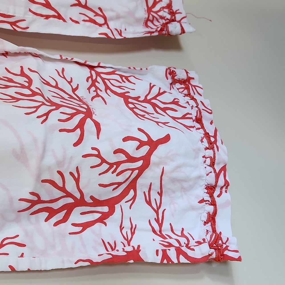 Victorias Secret White Coral Print Pajama Pants. Size S - Picture 3 of 8
